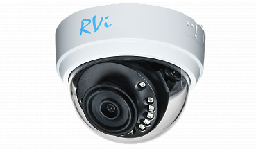 RVi - 1ACD 200 (2 8)  white/black  Мультиформатная купольная видеокамера 1080p